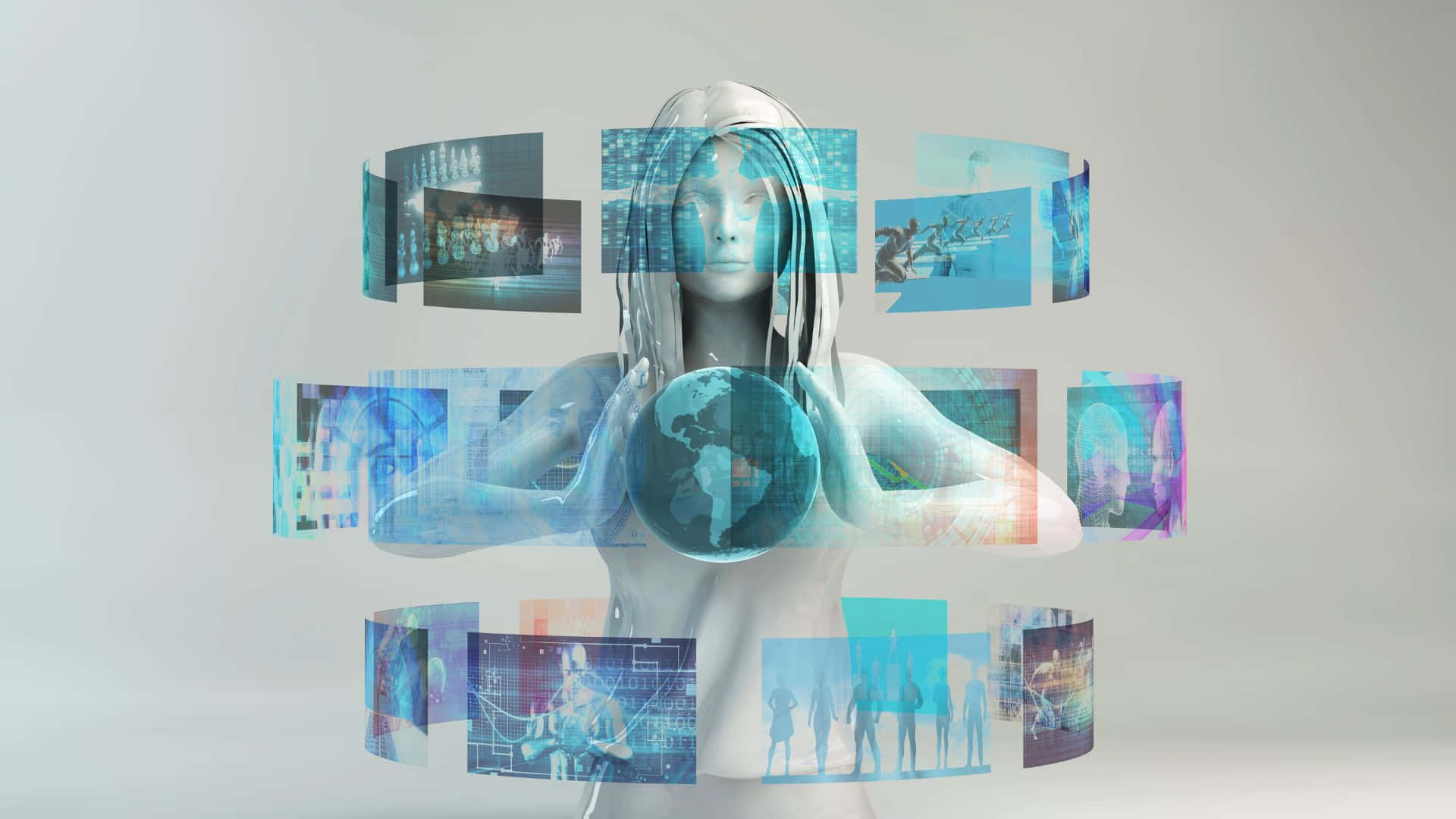 Virtual Reality Concept Art Wallpaper