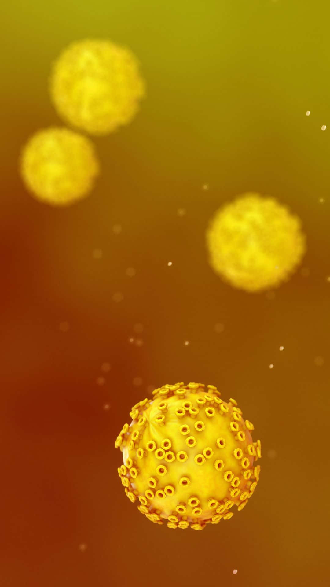 Virus Particles Abstract Background Wallpaper