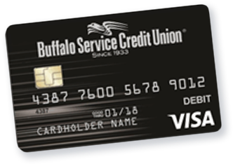 Visa Debit Card Buffalo Service Credit Union PNG