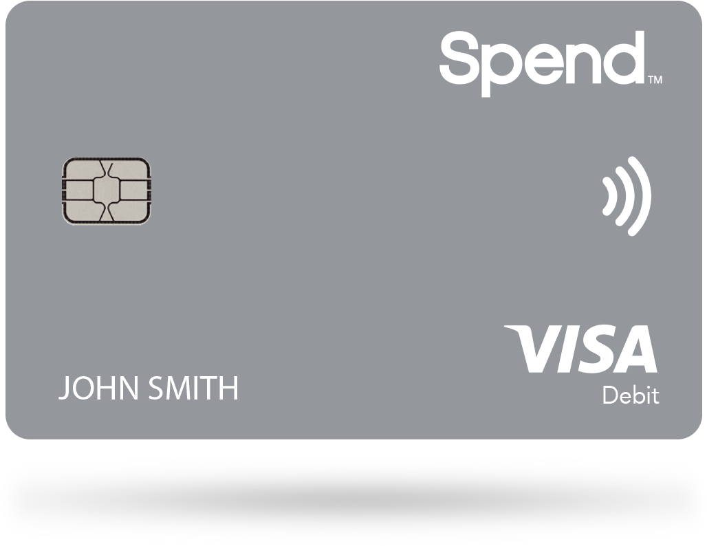 Visa Debit Card Mockup PNG