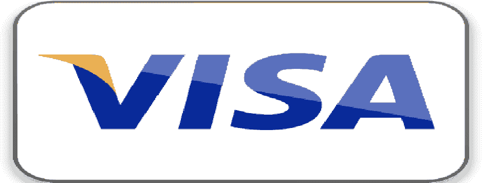 Visa Logo Blue Background PNG