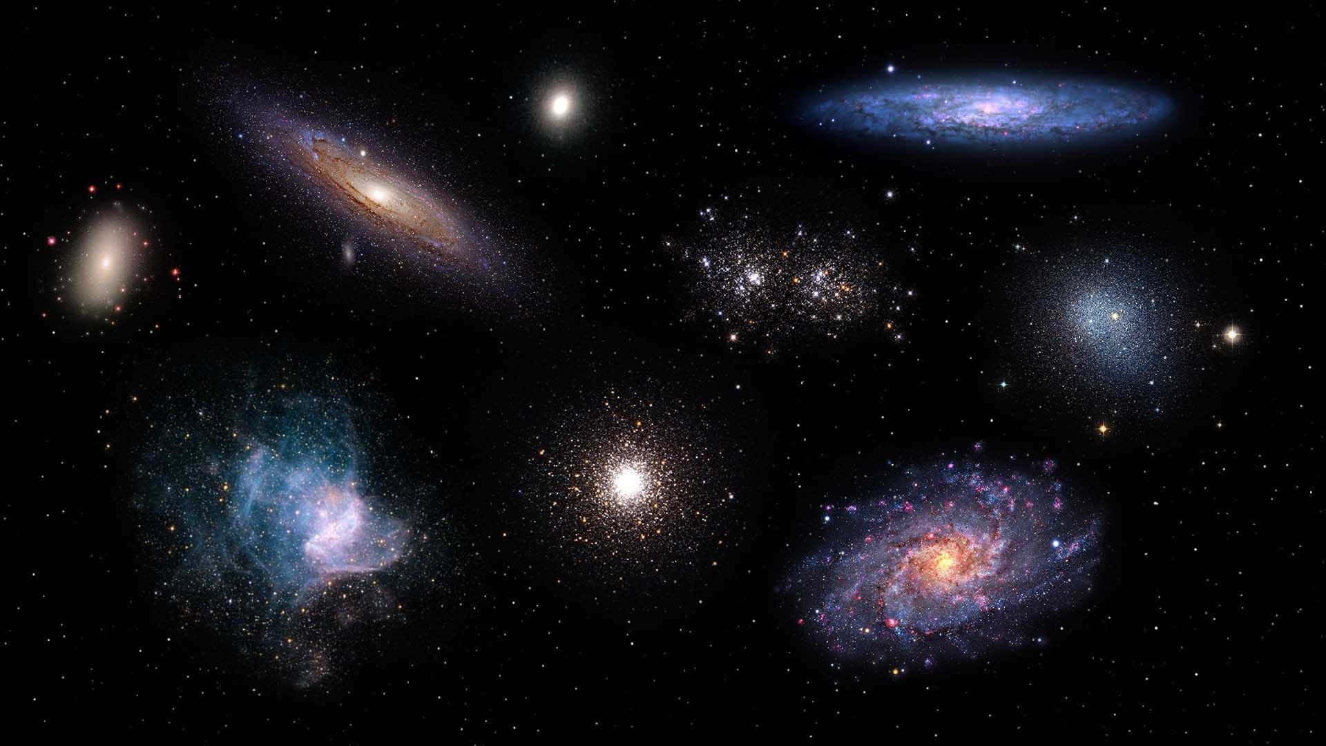 Sichtbaregalaxien Wallpaper