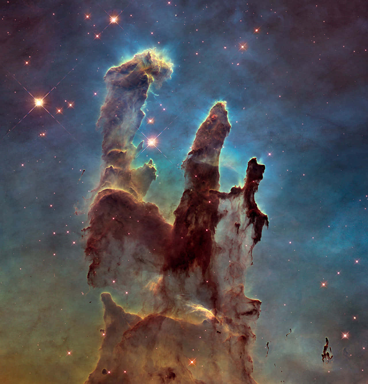 Visible Nebula Streaks Wallpaper