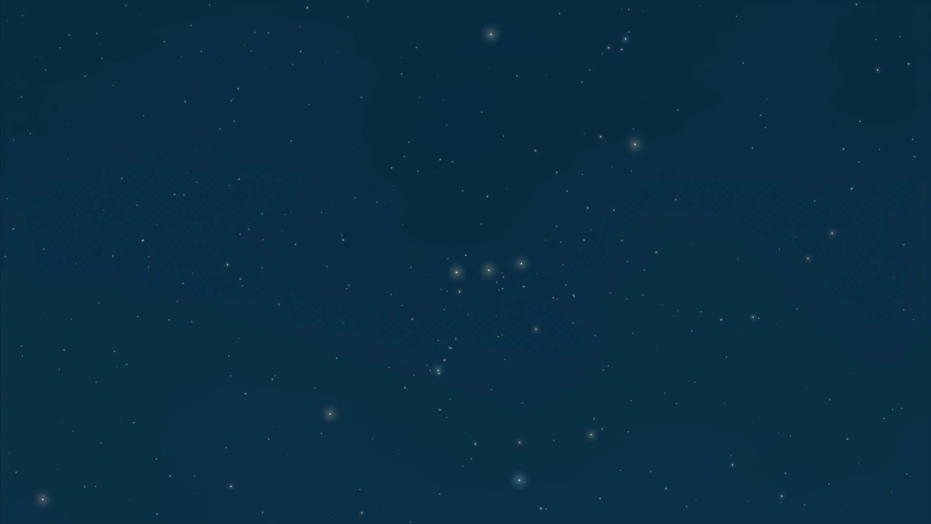 Visible Stars In Blue Sky Wallpaper