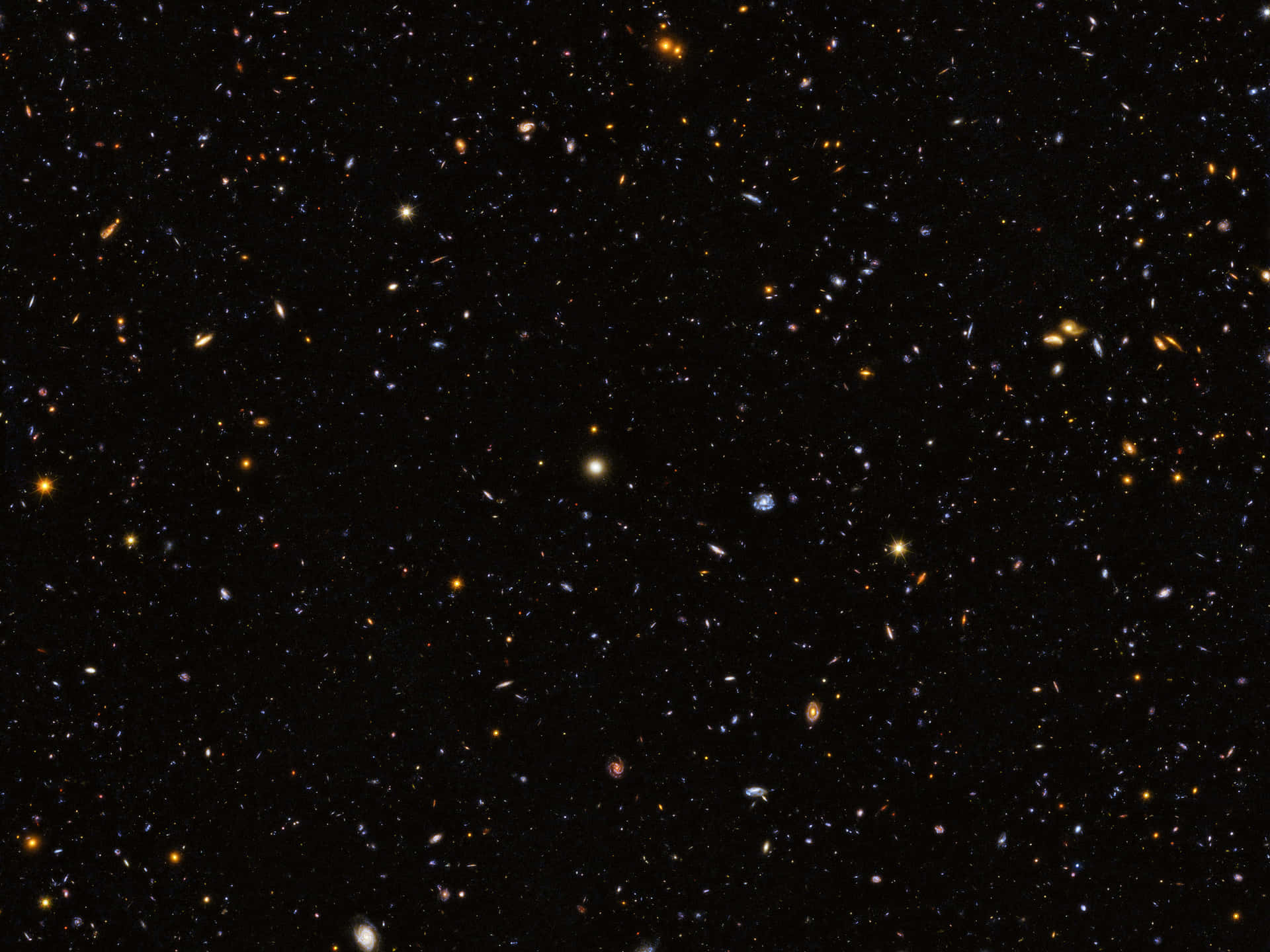 Sichtbarewinzige Galaxien Wallpaper