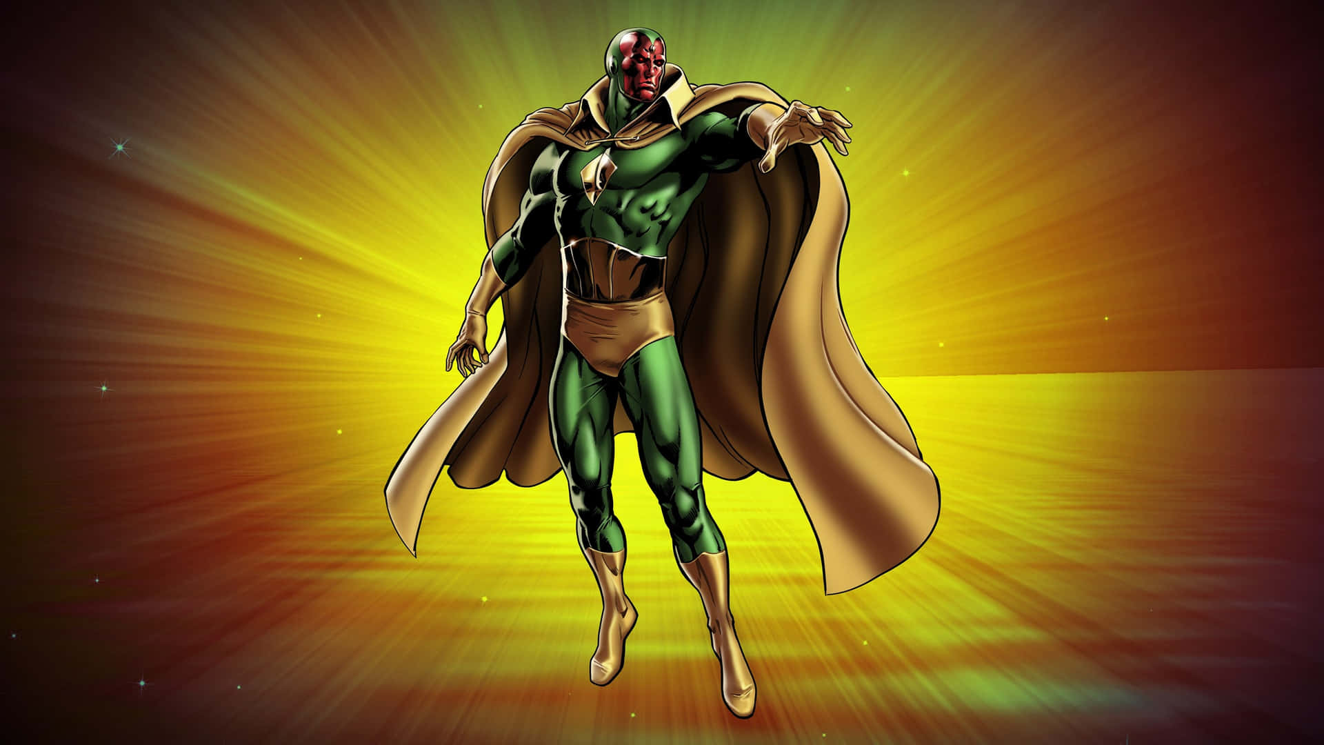 Marvel Comics With Vision Avengers Wallpaper