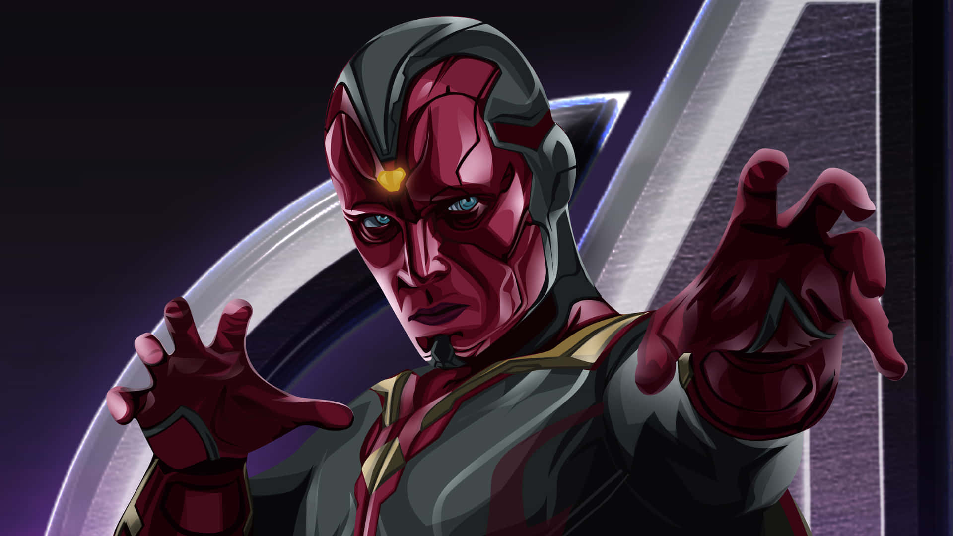 The Vision Avenger - Unleashed and Unabated Wallpaper
