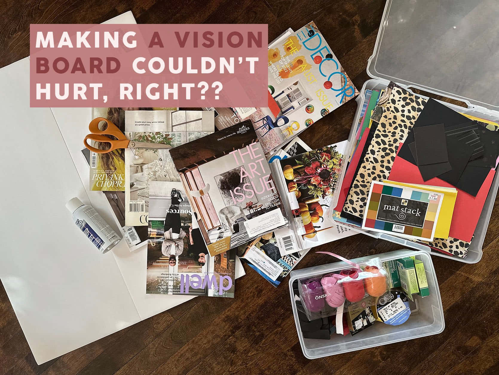 Download Making A Vision Board Couldn't Hurt Right? | Wallpapers.com