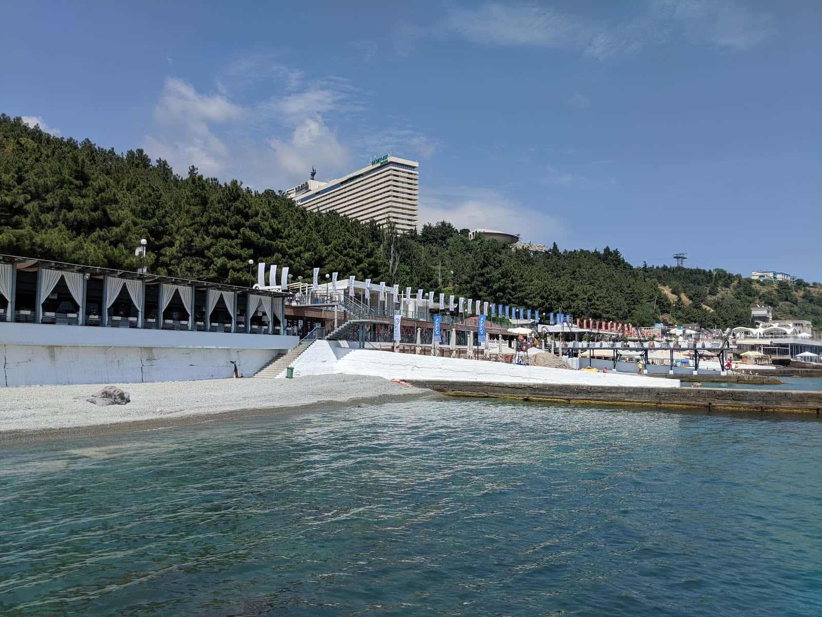 Vistade La Playa De Yalta Fondo de pantalla
