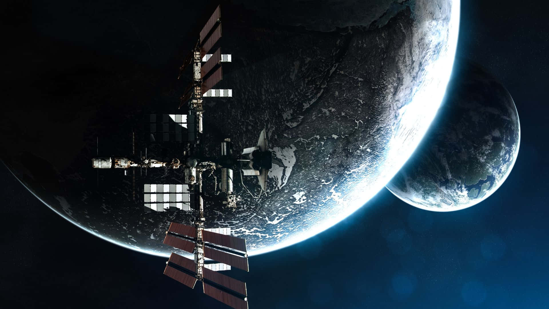 Vistadel Espacio En Vivo: Una Aventura Astronómica Impresionante Fondo de pantalla
