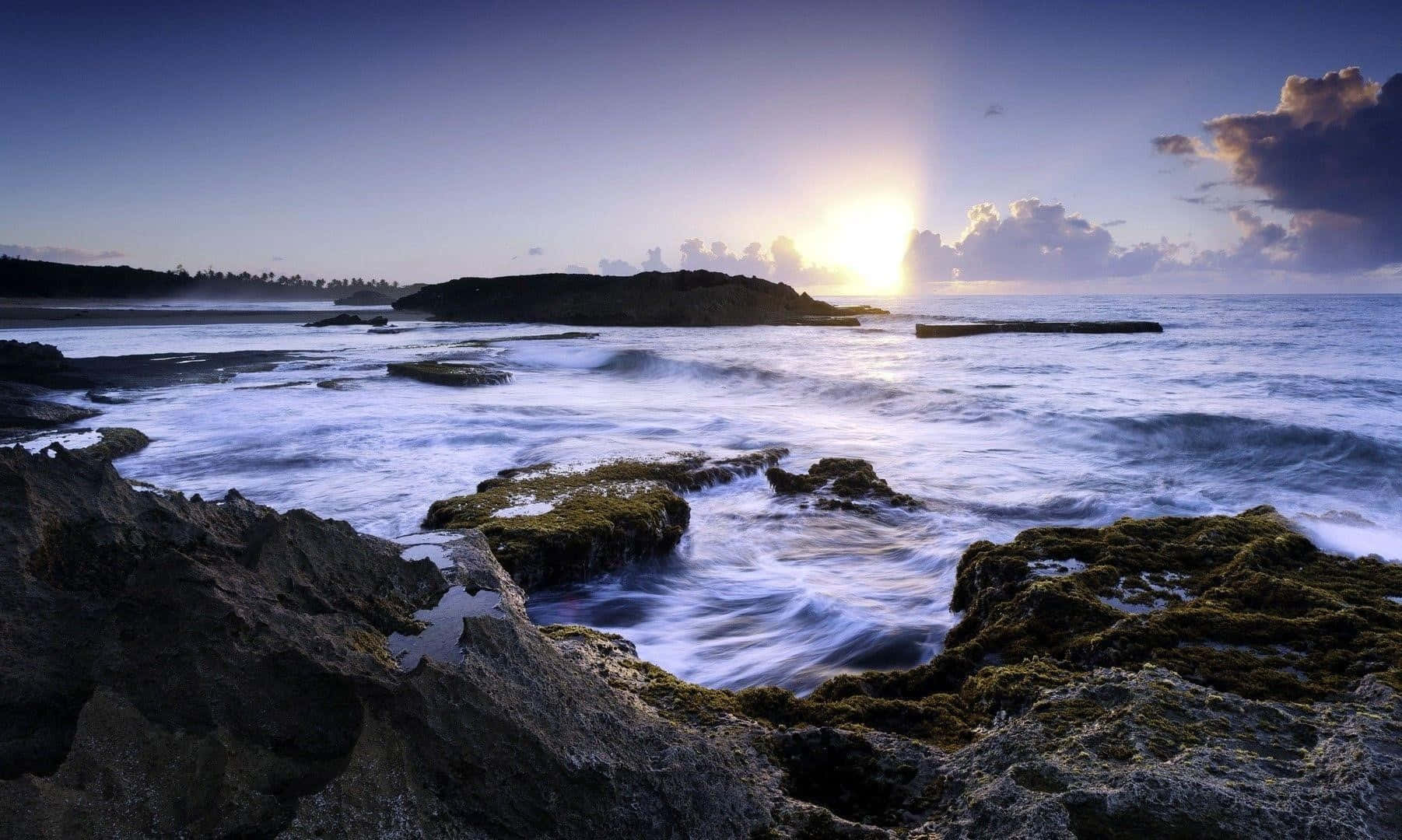 Vistapanoramica Di Una Bellissima Spiaggia Portoricana