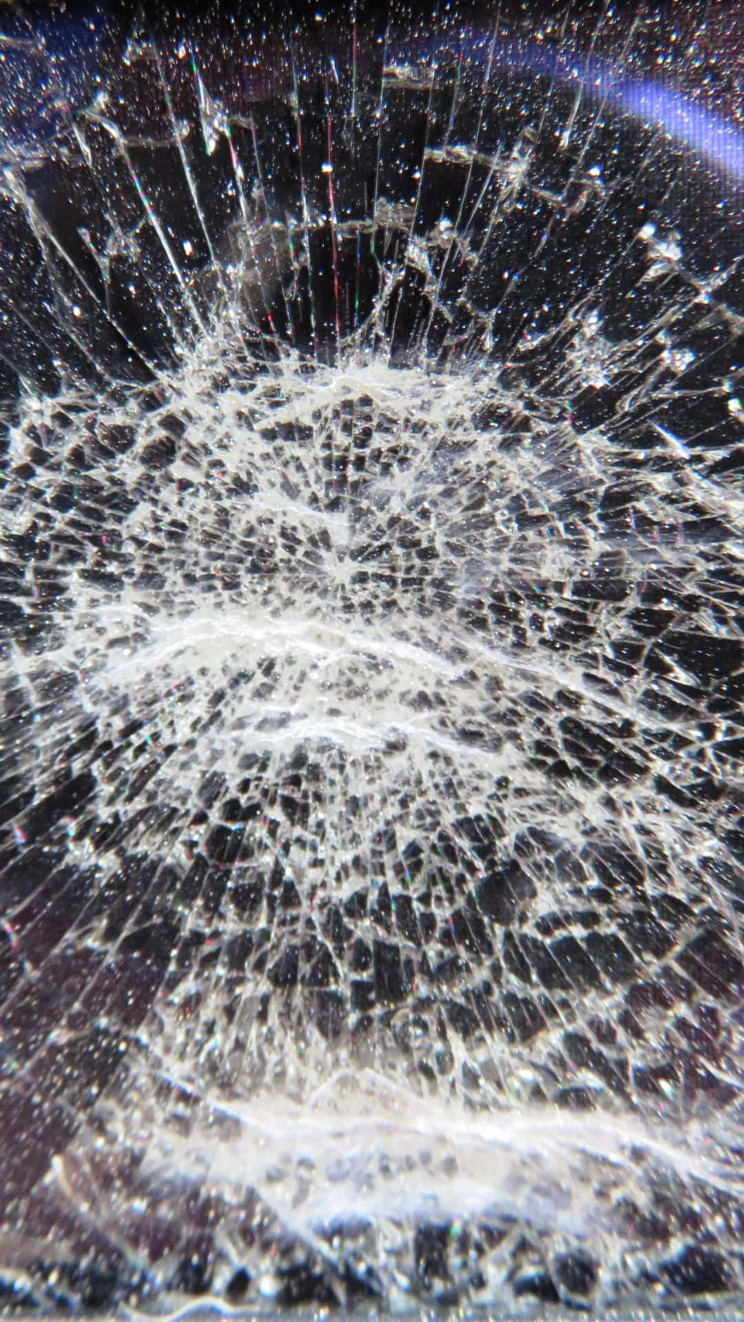Visual Impact Of A Shattered Screen