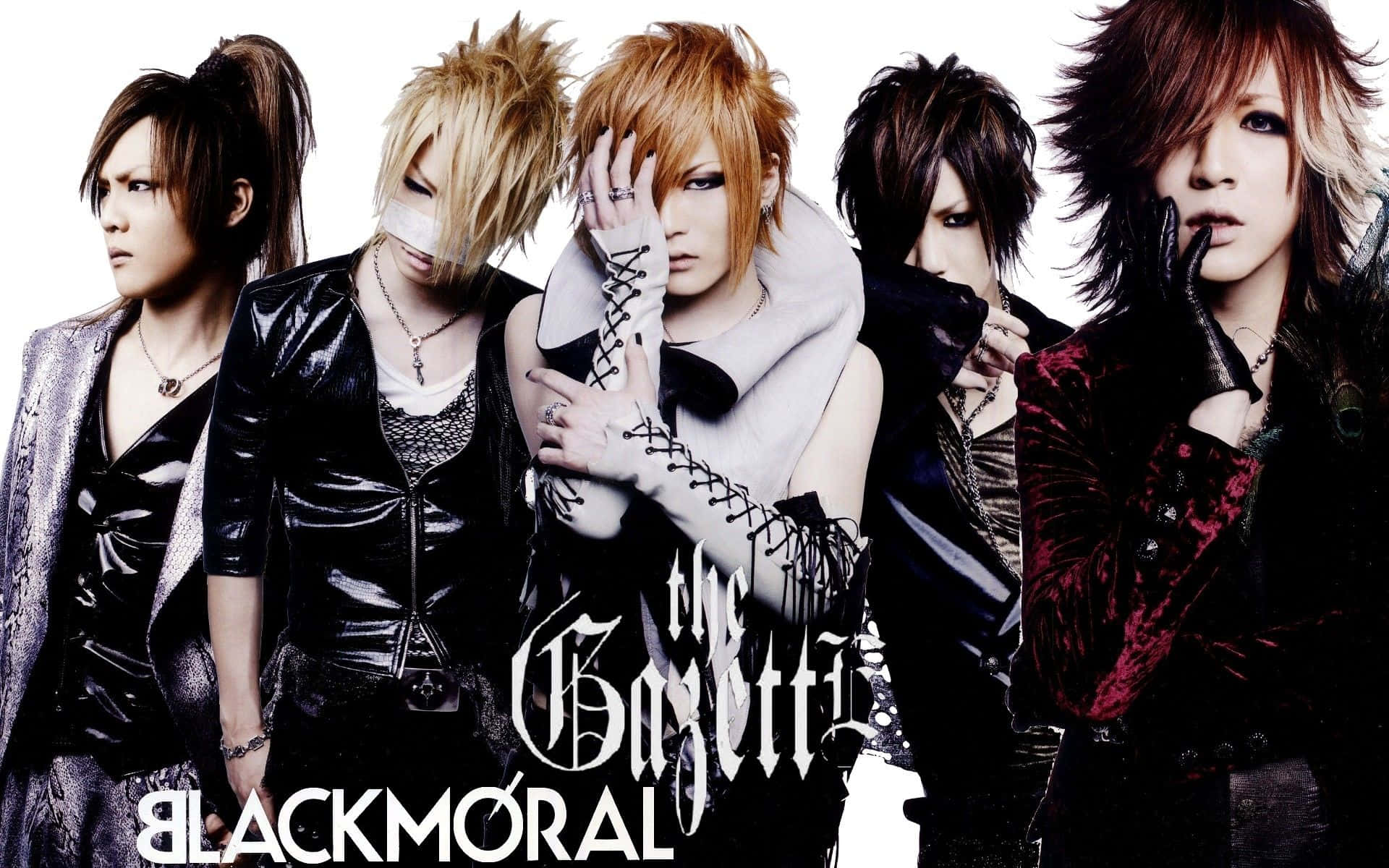 Caption: Energetic Visual Kei Performance Wallpaper