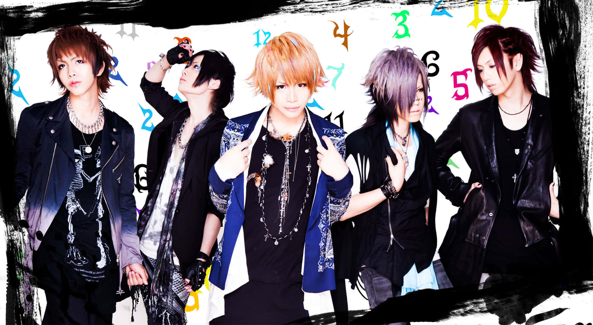 Visual Kei Band Performing on Stage Wallpaper