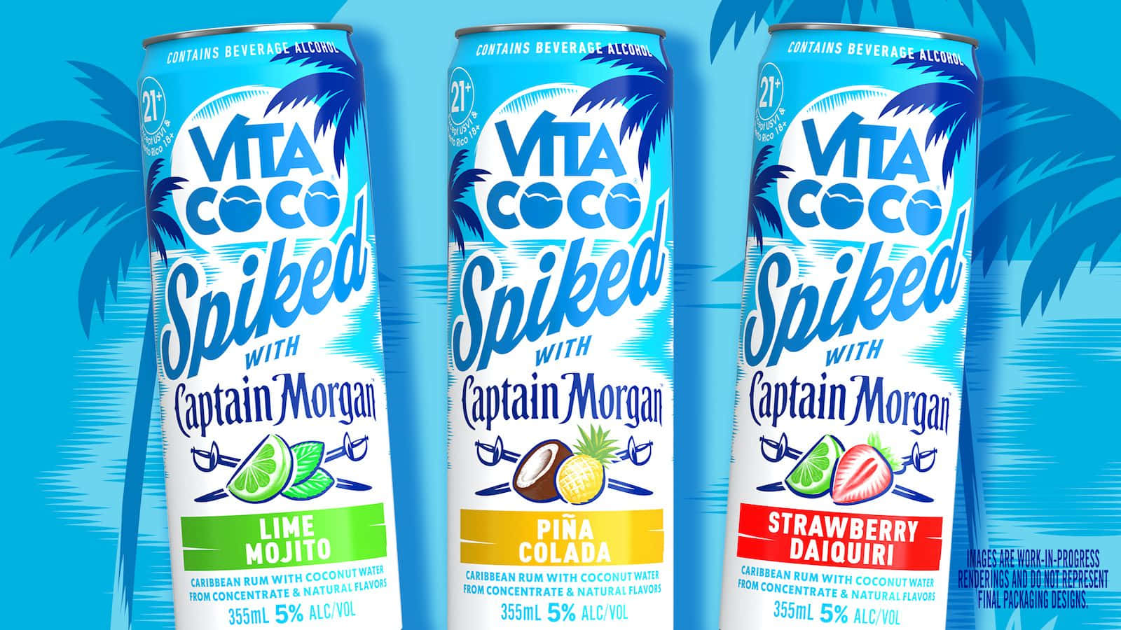 Vita Coco Spiked Captain Morgan Canned Drinks Wallpaper