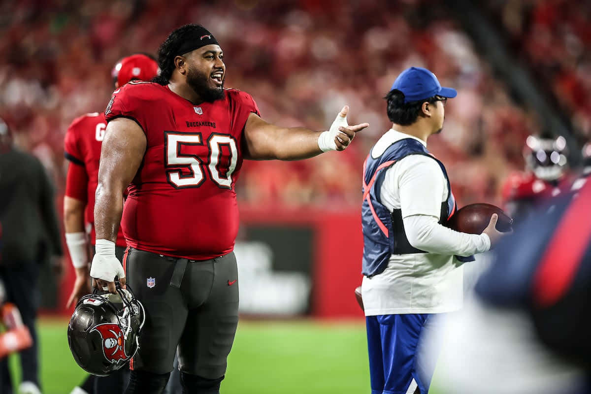 Vita Vea On Field Interaction Wallpaper