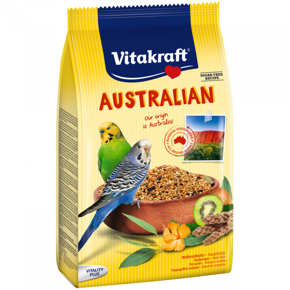 Vitakraft Australian Budgie Food Package PNG