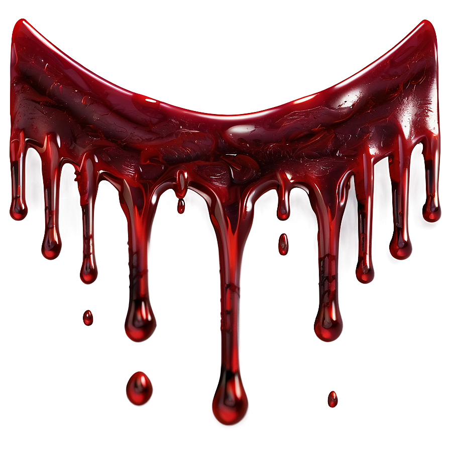 Vital Crimson: Blood Dripping Png 48 PNG