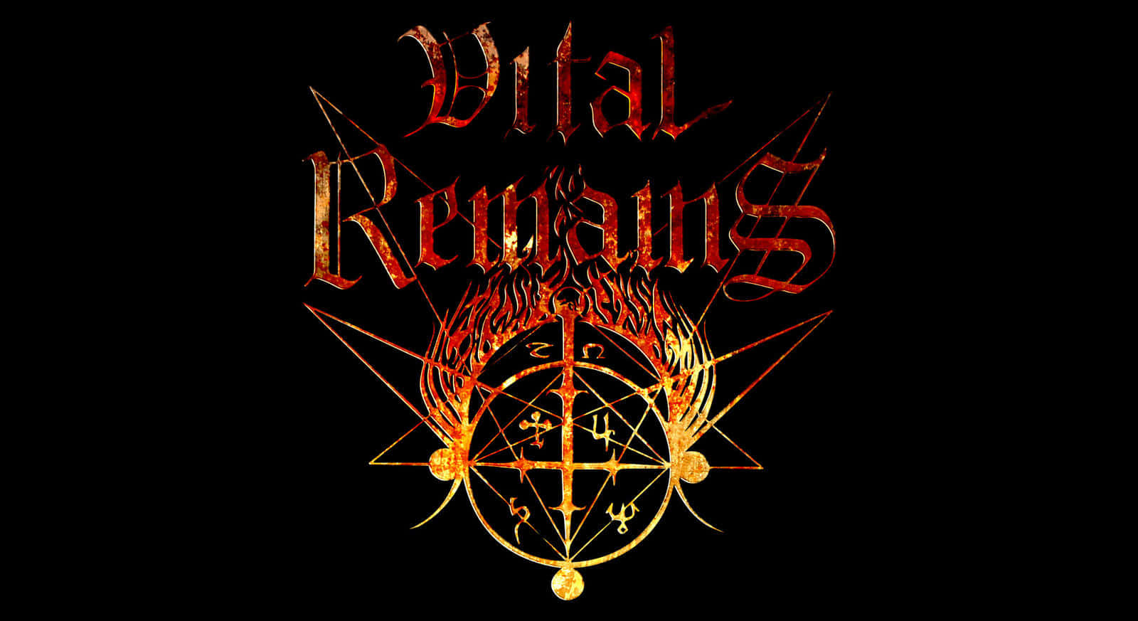 Vital Remains Rock Band Logo Wallpaper