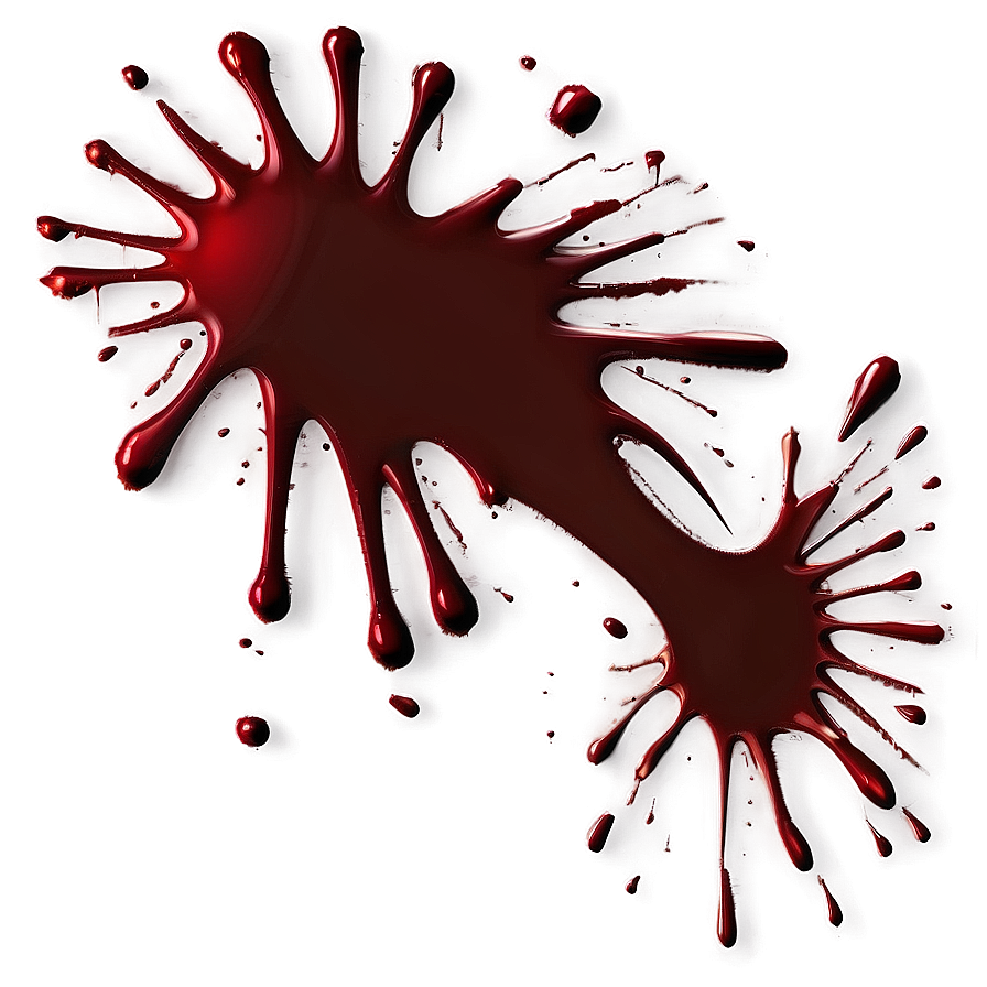 Vital Stains: Blood Splat Vector Png 04302024 PNG