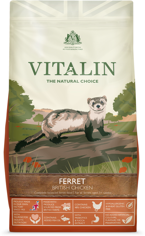 Vitalin Ferret Food British Chicken PNG