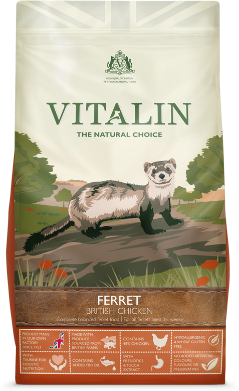 Download Vitalin Ferret Food British Chicken | Wallpapers.com