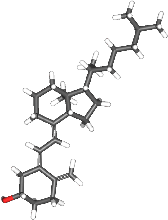 Vitamin D Molecule Structure PNG