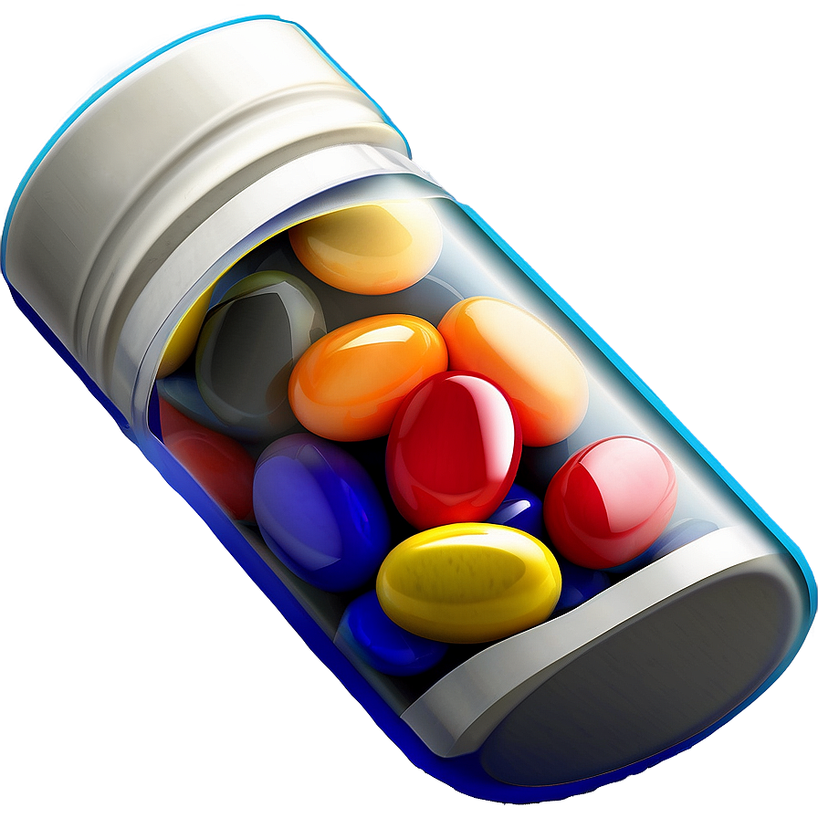 Download Vitamins Pill Bottle Png 7 | Wallpapers.com