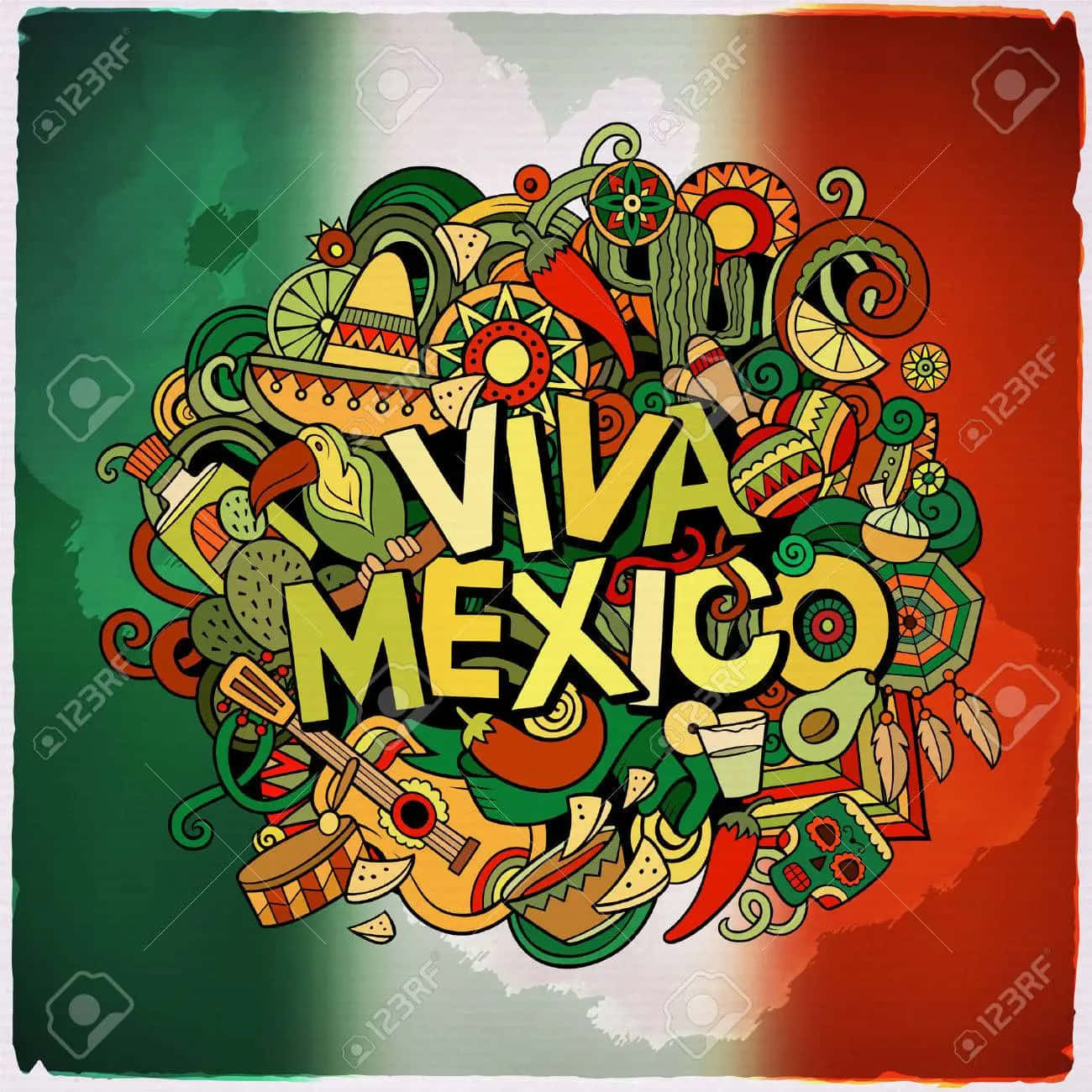 Celebrate Viva Mexico! Wallpaper