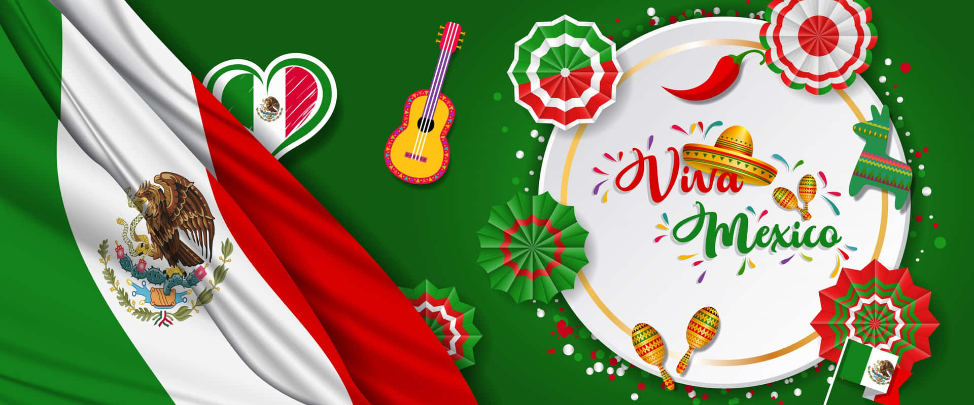 "Viva Mexico! Long live the rich culture and history of Mexico." Wallpaper