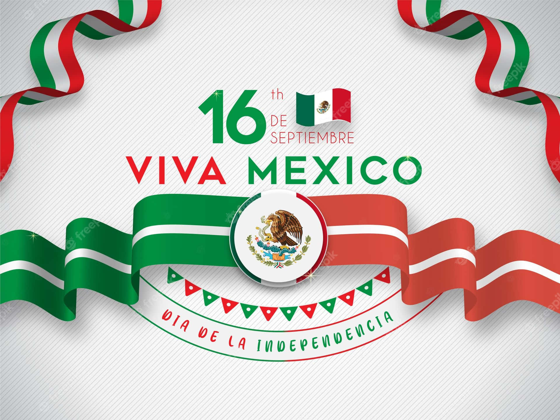 Lavibrante Cultura Del Viva Mexico Sfondo