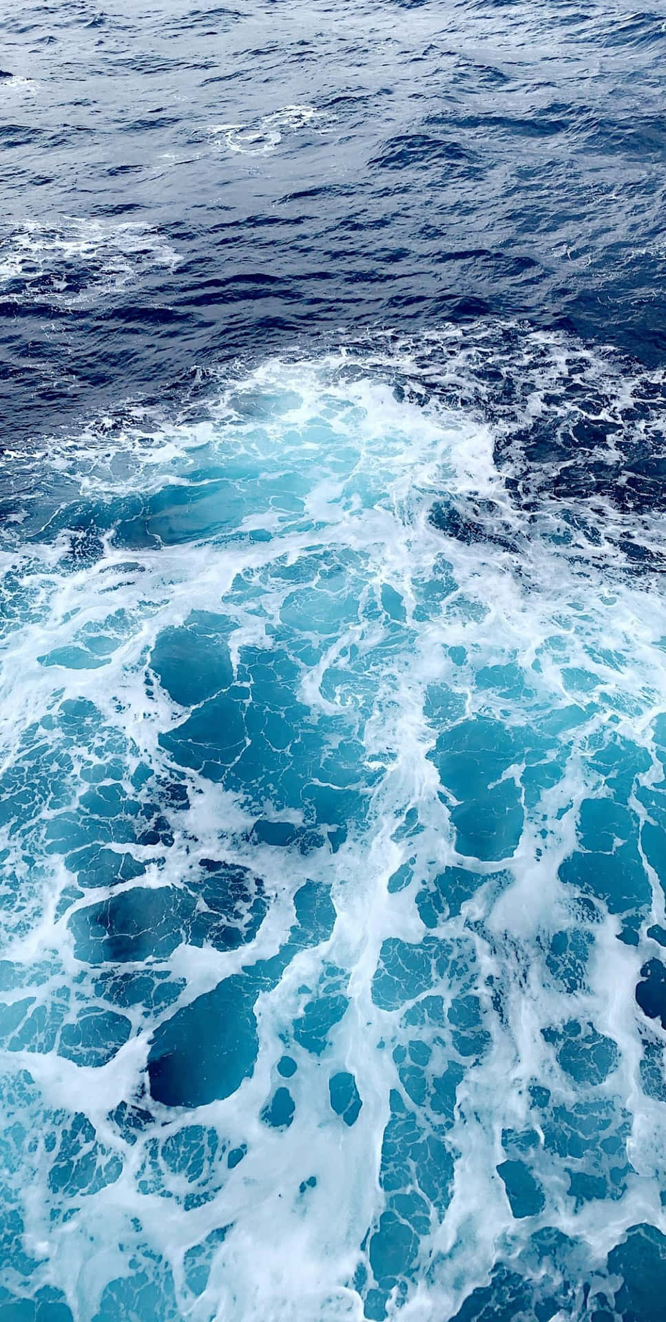 Vivid_ Blue_ Ocean_ Foam_4 K_ U H D.jpg Wallpaper