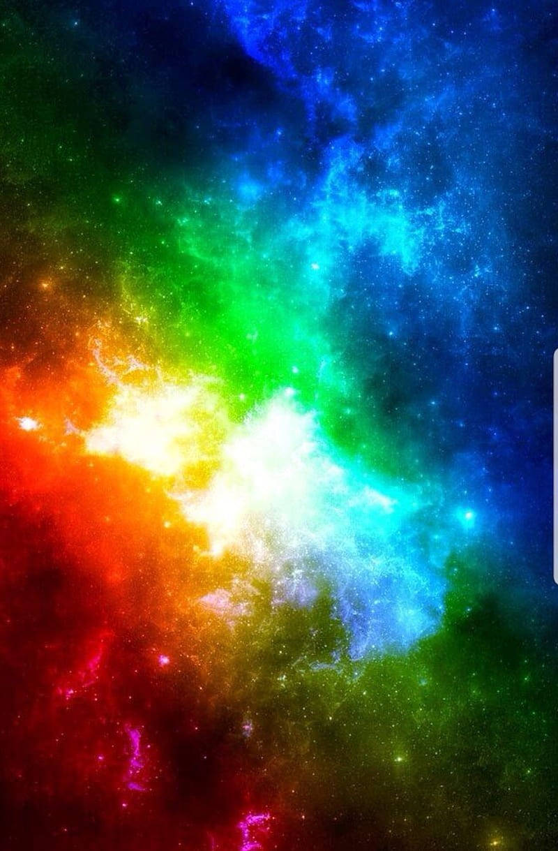 Vivid Colorful Galaxy Wallpaper