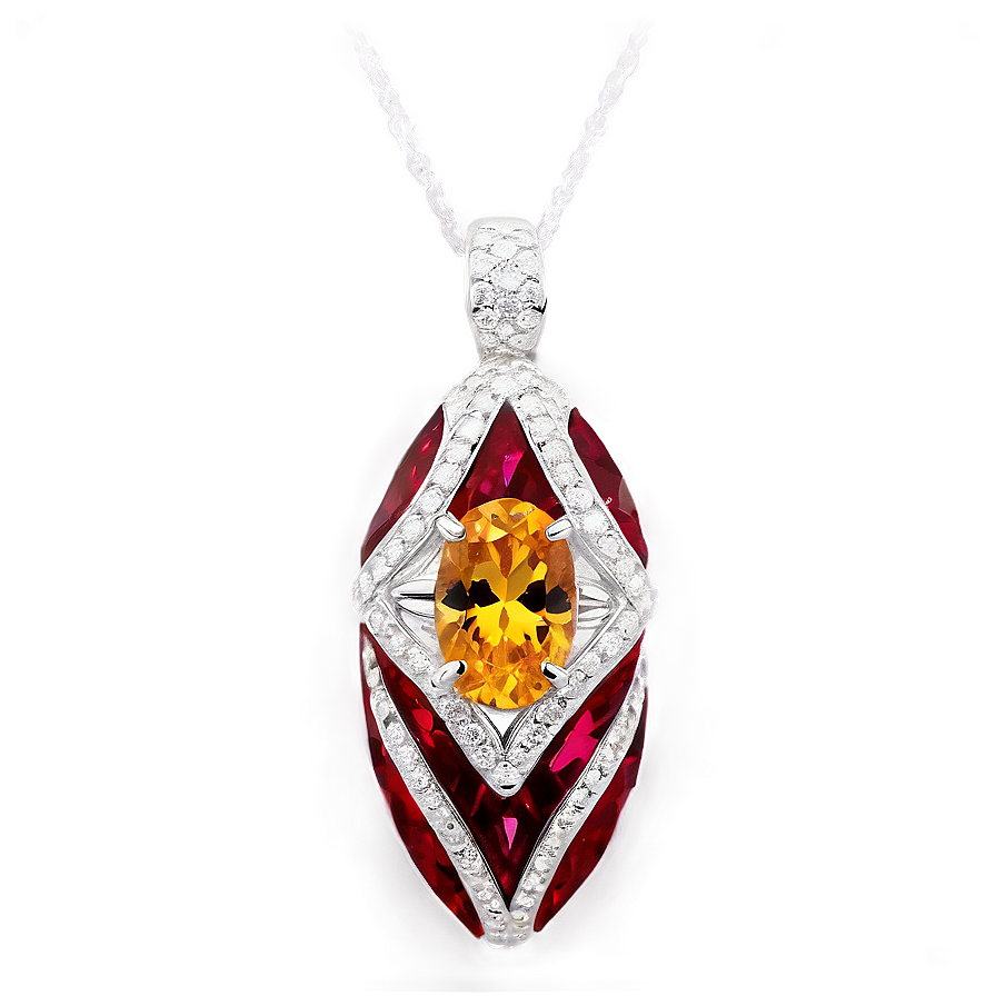 Vivid Diamond Pendant Png 05032024 PNG