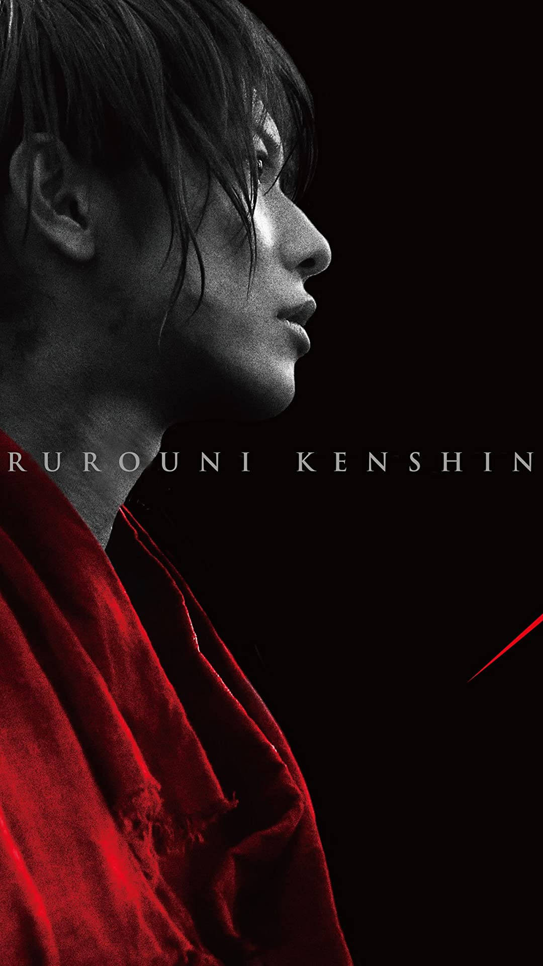 Retratode Perfil Vibrante De Rurouni Kenshin. Papel de Parede