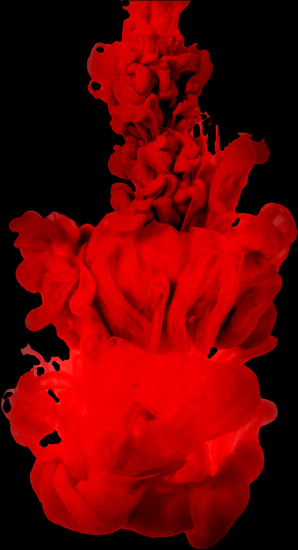 Vivid_ Red_ Smoke_ Plume PNG