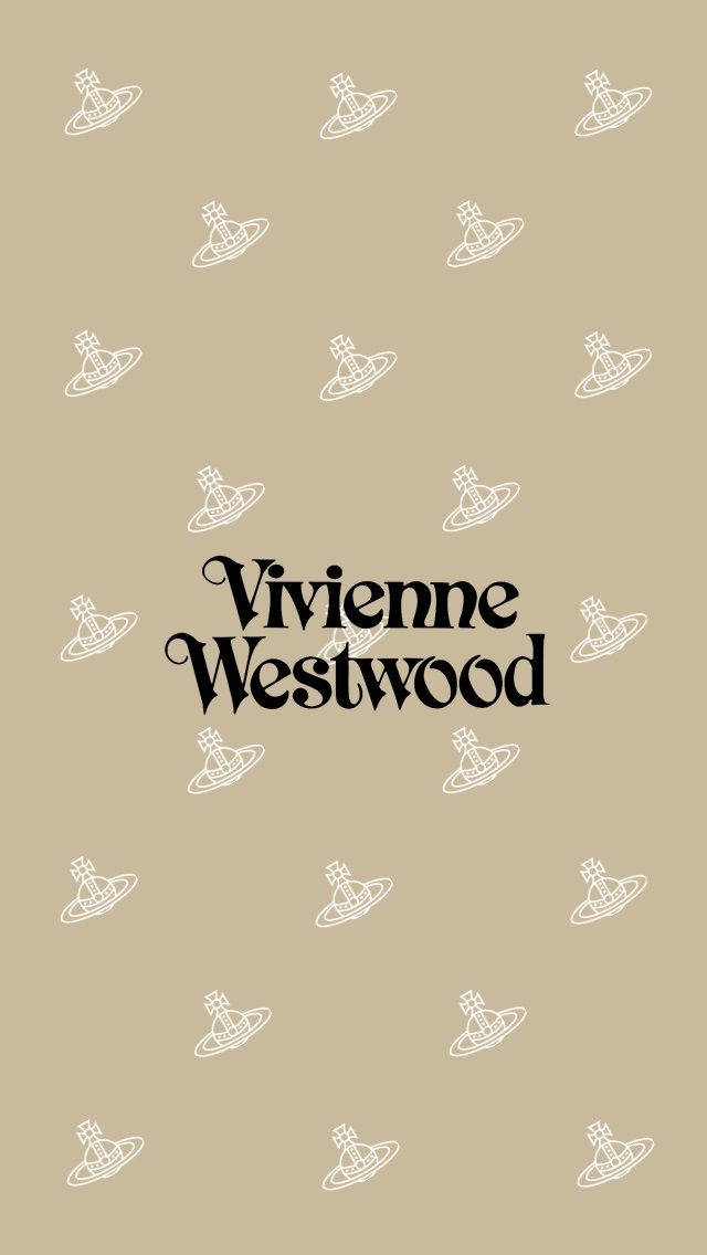 Vivienne Westwood Brown Orb Art Wallpaper