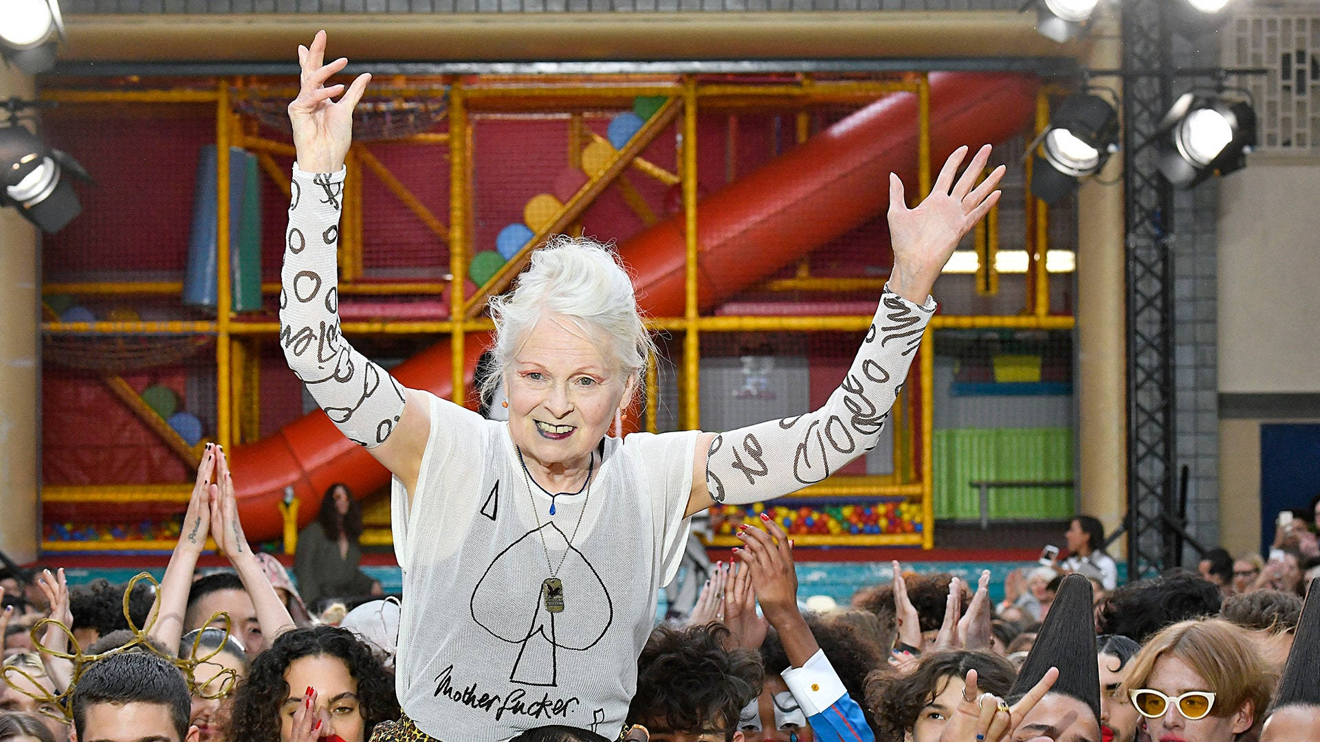 Caption: Celebrated Fashion Icon - Vivienne Westwood Wallpaper