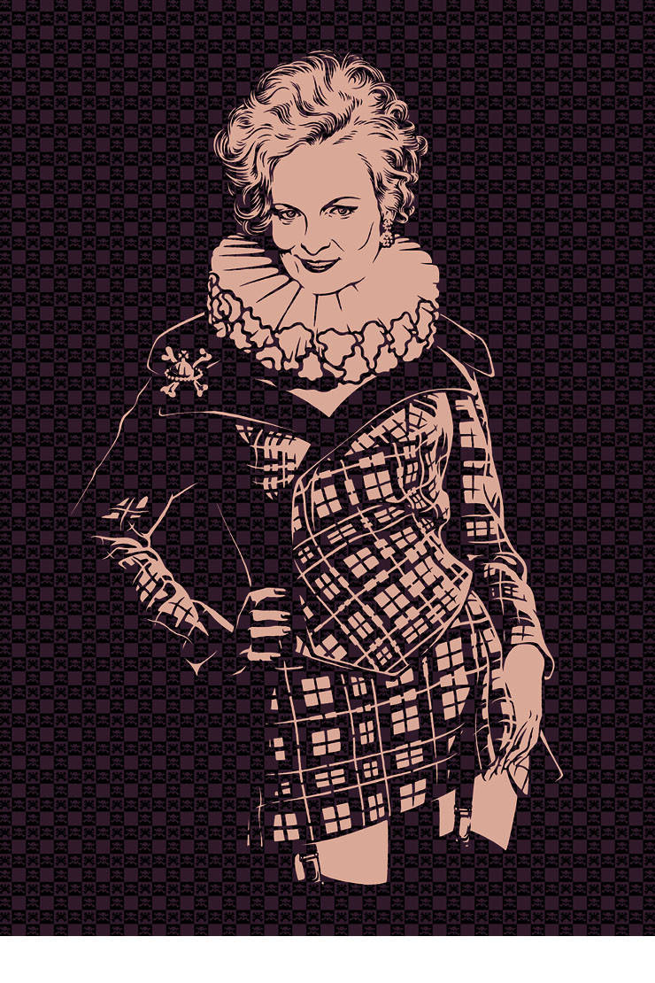 Vivienne Westwood Portrait Artwork Wallpaper