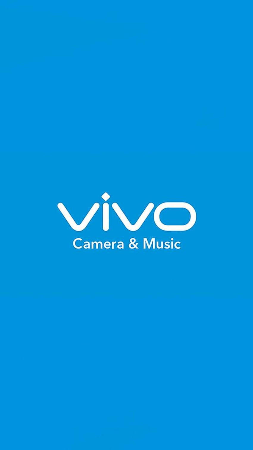 Vivo Logo Blue Vertical Wallpaper