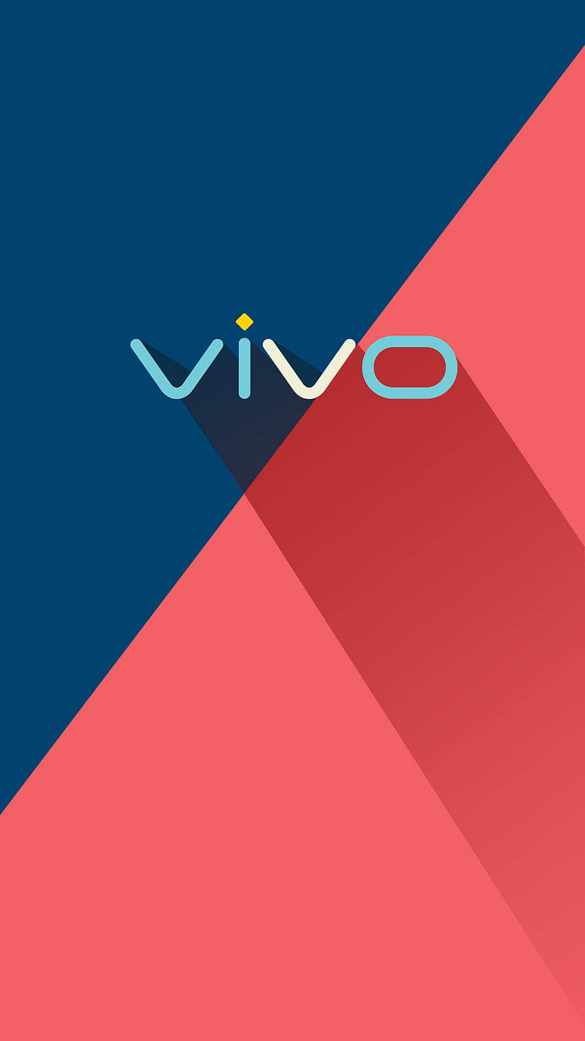 Download Vivo Logo Diagonal Blue Red Wallpaper 