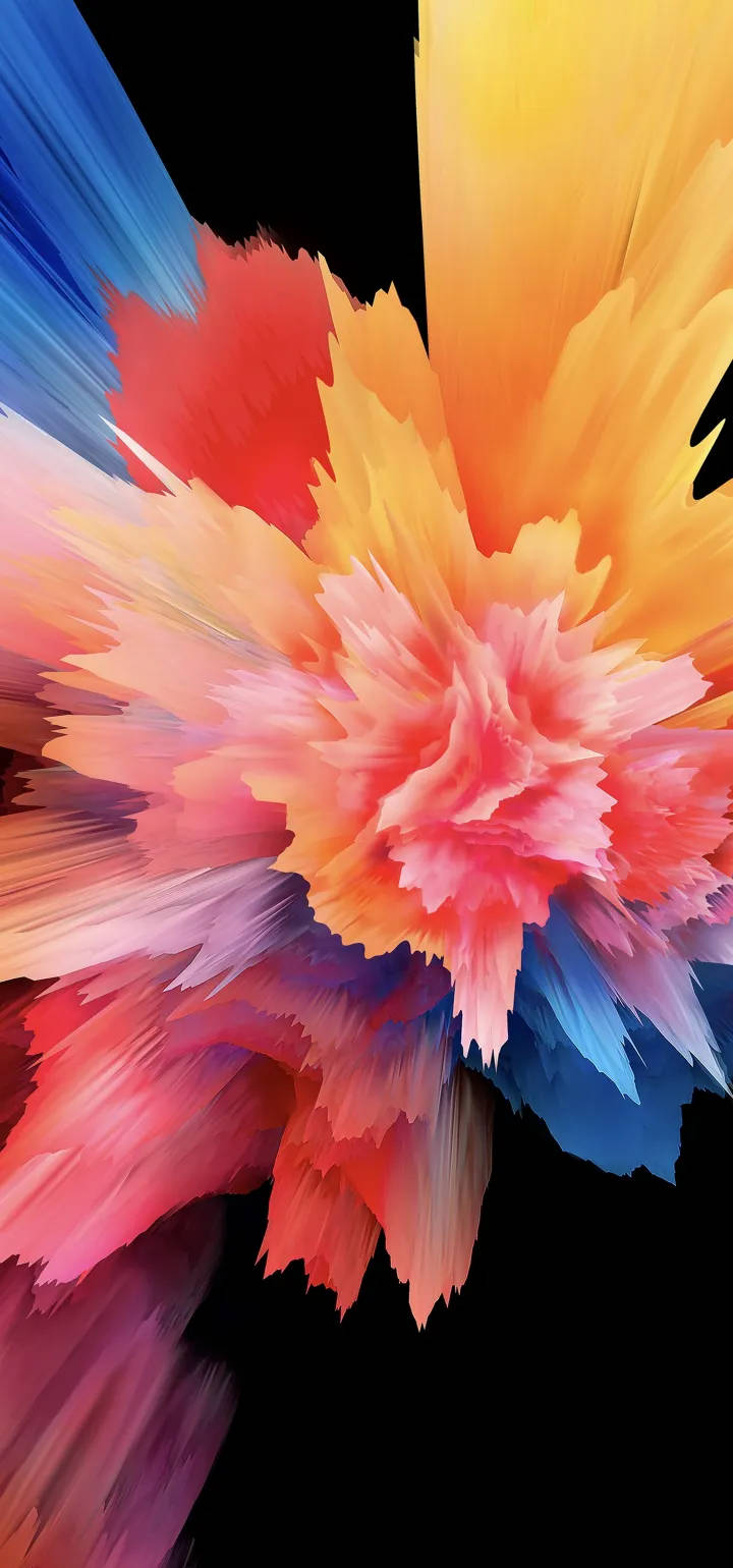 Vivo Y11 Colorful Explosion Wallpaper