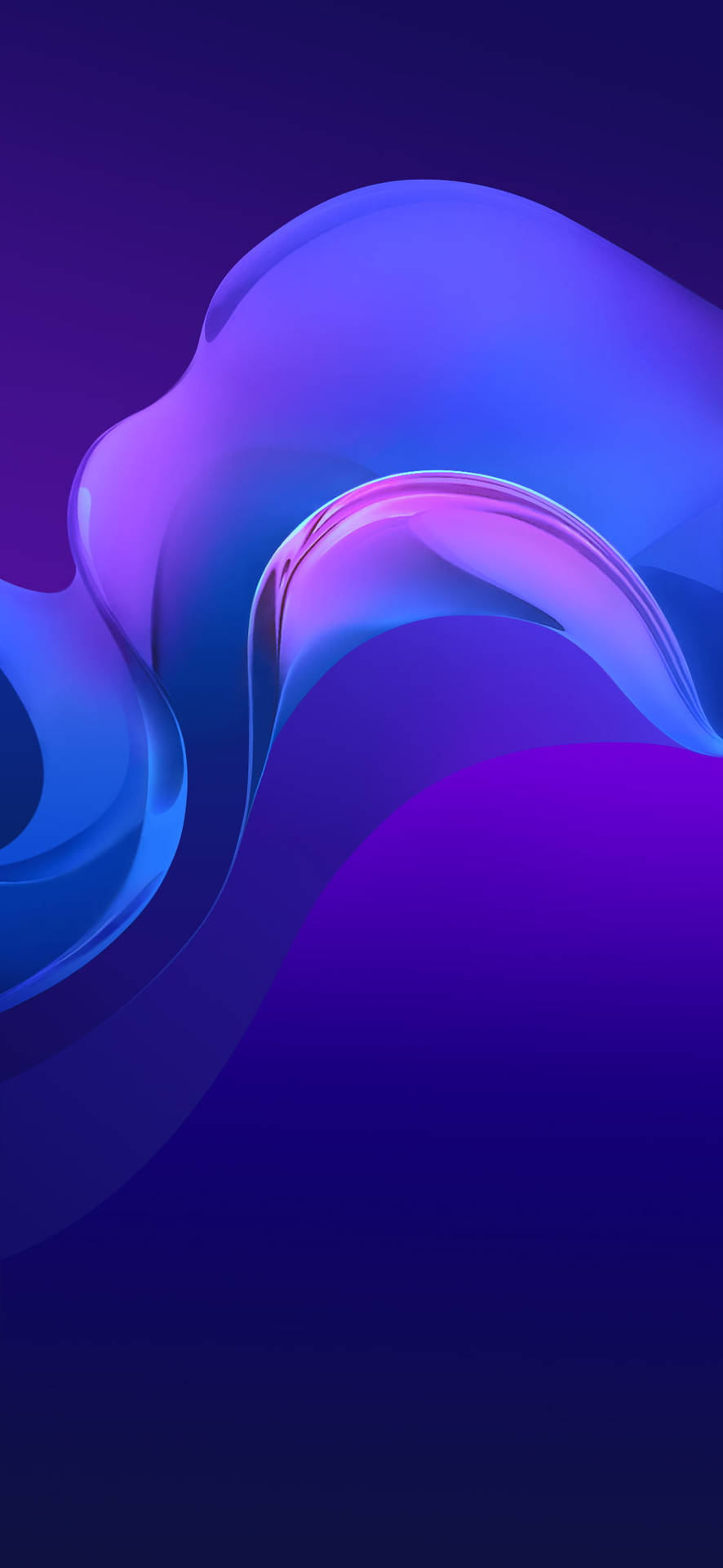 Vivo Y20 Sleek Purple Wave Wallpaper