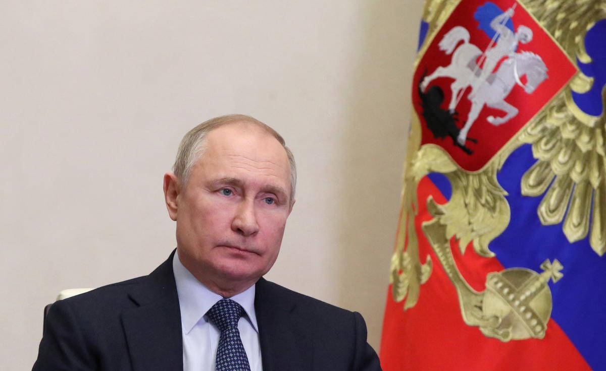 Vladimir Putin Looking Dismayed Background