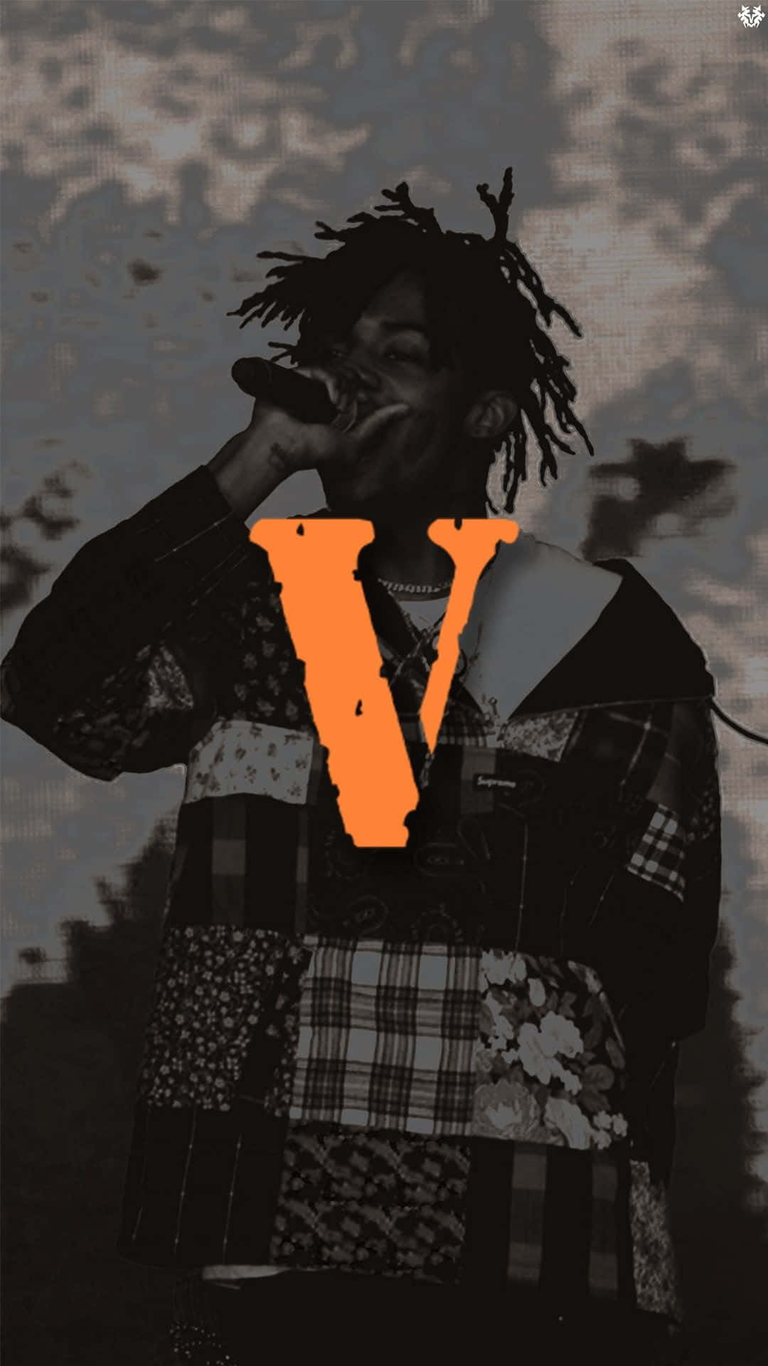 Vlone Iphone Mand Micron tilbagecover Wallpaper