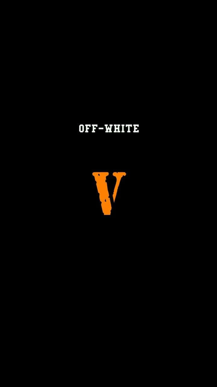 Vloneiphone Off White Översättning: Vlone Iphone Bakgrundsbild I Off White-färg. Wallpaper