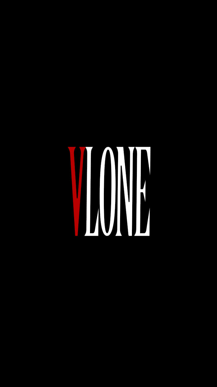 V Lone Logo On A Black Background Wallpaper