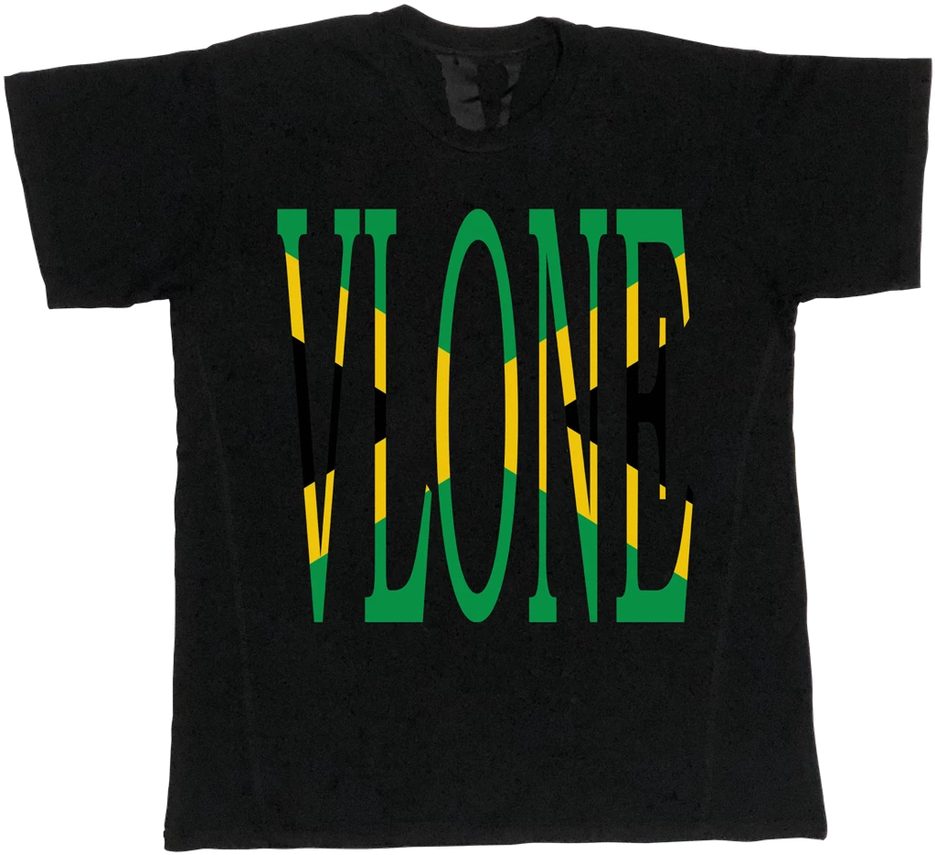 Download Vlone Logo Black T Shirt | Wallpapers.com