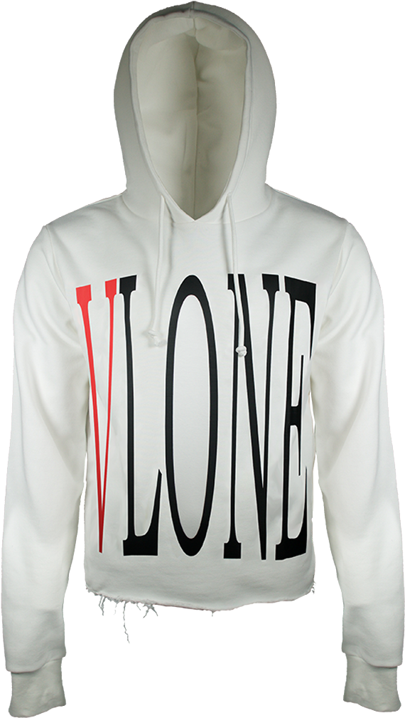 Download Vlone Logo White Hoodie | Wallpapers.com