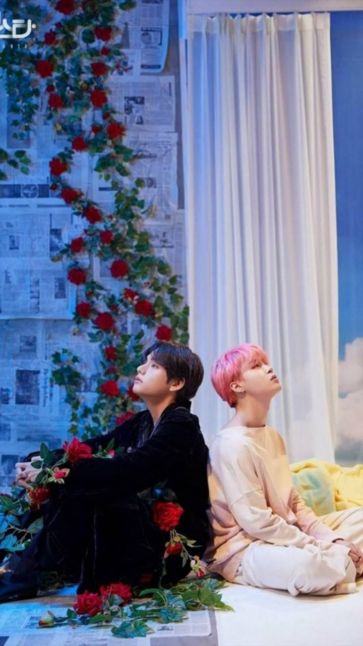 Vmin Trailing Roses Background